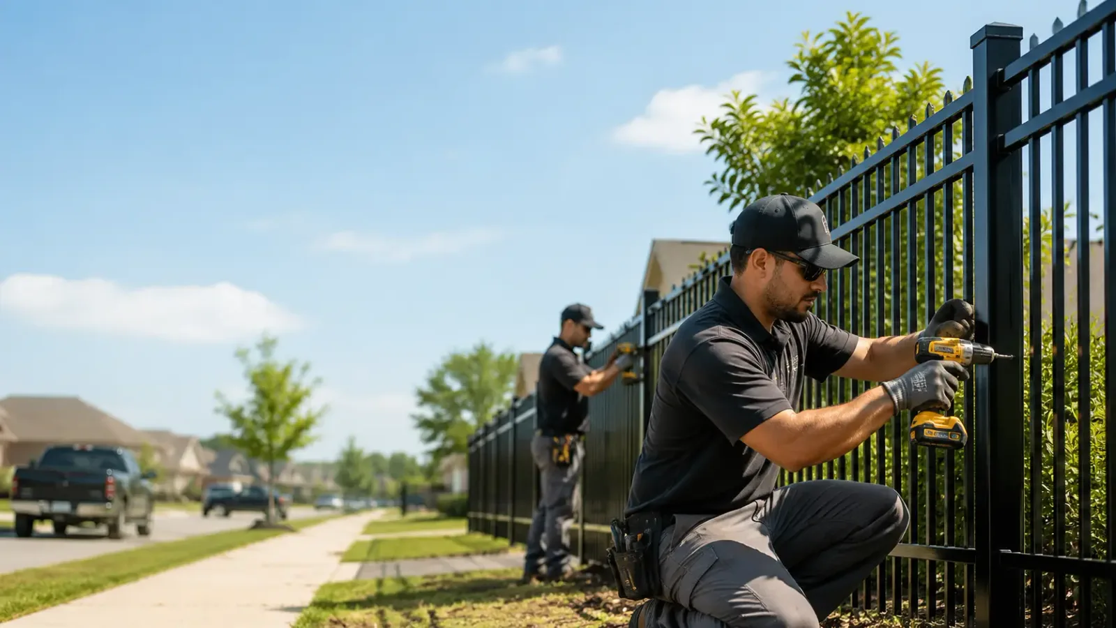Metal Fence Installation in Jerusalem, OH